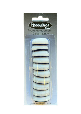 HobbyGros Storage Foam Replacements 30mm (10pcs) (HGT011) HobbyGros Storage Foam Replacements 30mm (10pcs) (HGT011)