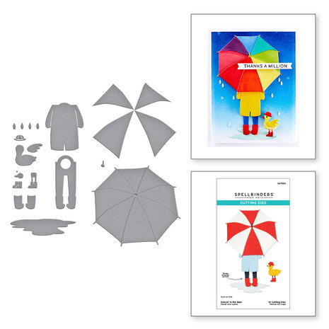 Spellbinders Dancin' in the Rain Etched Dies (S4-1350) Spellbinders Dancin' in the Rain Etched Dies (S4-1350)