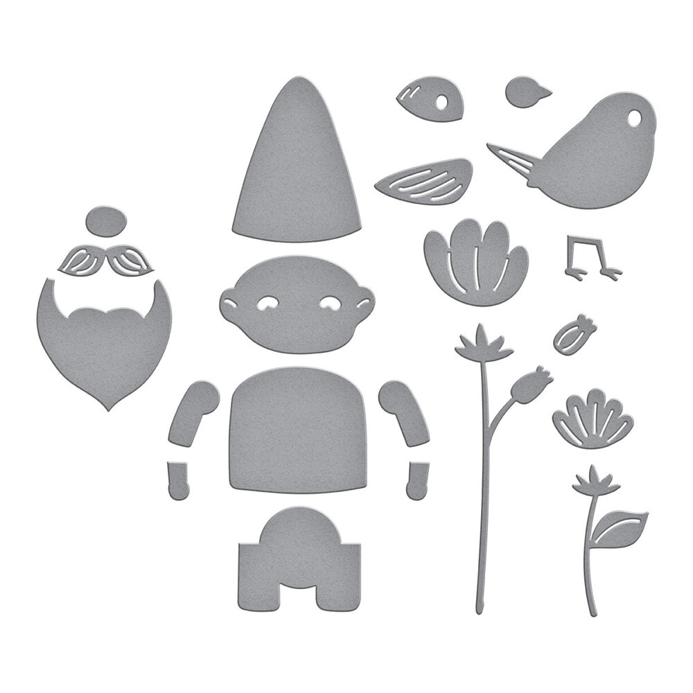 Spellbinders Garden Buddies Etched Dies (S3-513) Spellbinders Garden Buddies Etched Dies (S3-513)