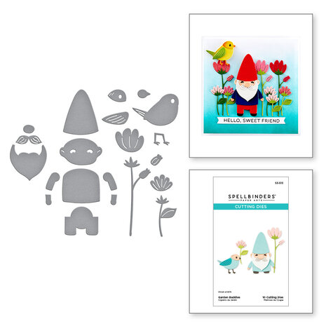 Spellbinders Garden Buddies Etched Dies (S3-513) Spellbinders Garden Buddies Etched Dies (S3-513)