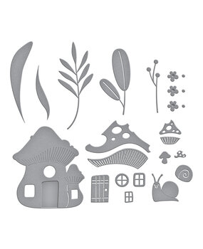 Spellbinders Mushroom Mansion Etched Dies (S5-639)