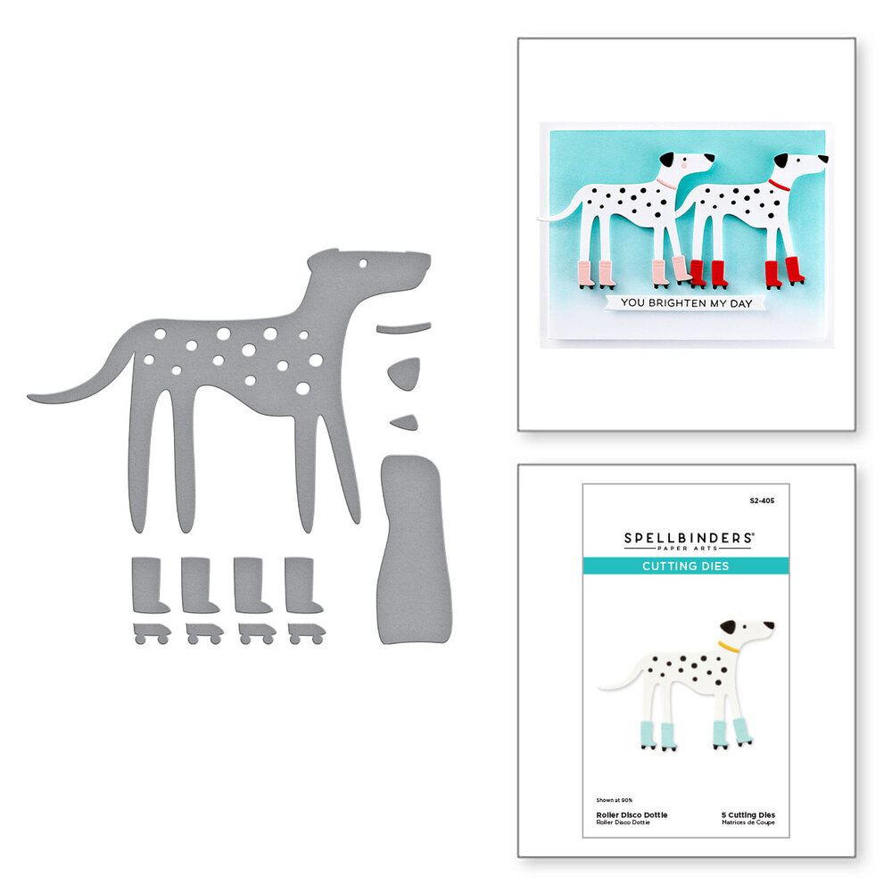 Spellbinders Roller Disco Dottie Etched Dies (S2-405) Spellbinders Roller Disco Dottie Etched Dies (S2-405)