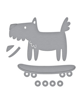 Spellbinders Skateboarding Terry Etched Dies (S2-404)