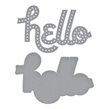 Spellbinders Stitched Hello Etched Dies (S2-408)
