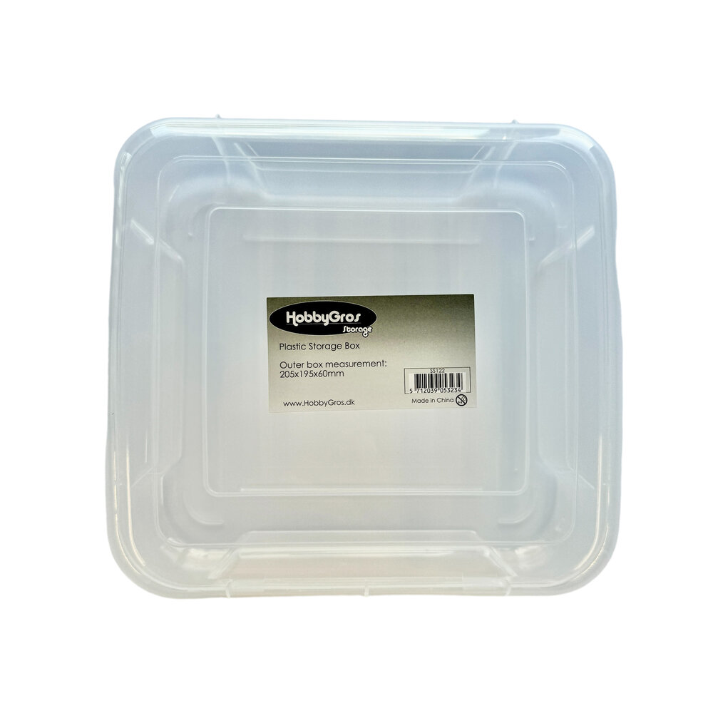 HobbyGros Storage Plastic Storage Box - Fits 6x6 Inch Paper (SS122) HobbyGros Storage Plastic Storage Box - Fits 6x6 Inch Paper (SS122)