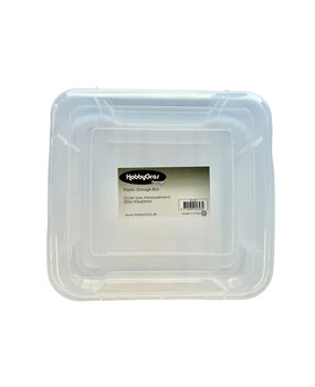 HobbyGros Storage Plastic Storage Box - Fits 6x6 Inch Paper (SS122) HobbyGros Storage Plastic Storage Box - Fits 6x6 Inch Paper (SS122)