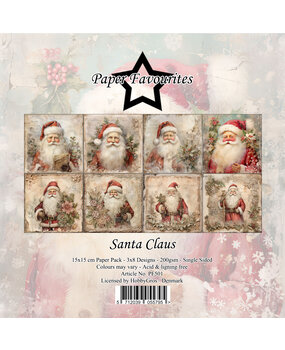 Paper Favourites Santa Claus 6x6 Inch Paper Pack (PF501)