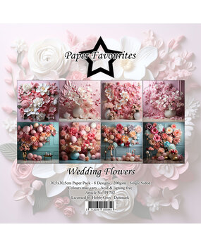 Paper Favourites Wedding Flowers 12x12 Inch Paper Pack (PF702)