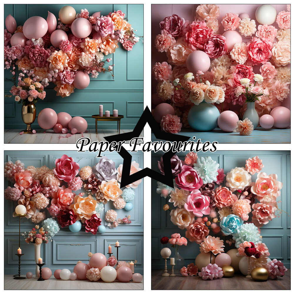 Paper Favourites Wedding Flowers 12x12 Inch Paper Pack (PF702) Paper Favourites Wedding Flowers 12x12 Inch Paper Pack (PF702)