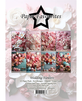 Paper Favourites Wedding Flowers A5 Paper Pack (PFA143) Paper Favourites Wedding Flowers A5 Paper Pack (PFA143)