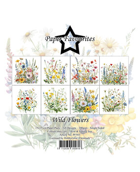 Paper Favourites Wild Flowers 6x6 Inch Paper Pack (PF503)