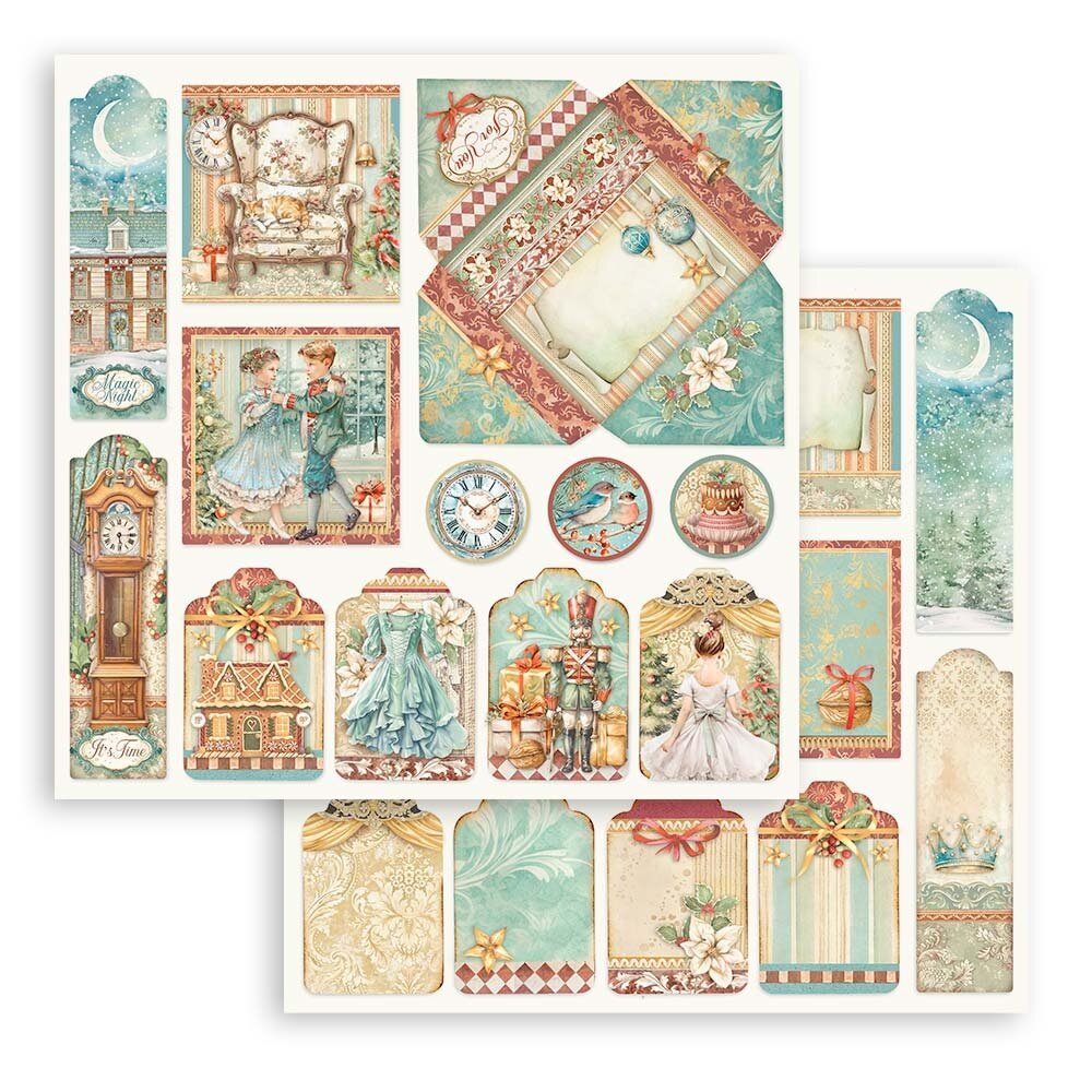 Stamperia The Nutcracker 8x8 Inch Paper Pack (SBBS112) Stamperia The Nutcracker 8x8 Inch Paper Pack (SBBS112)