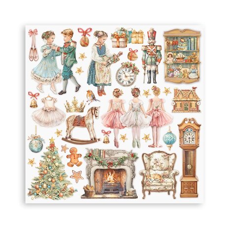 Stamperia The Nutcracker 8x8 Inch Paper Pack (SBBS112) Stamperia The Nutcracker 8x8 Inch Paper Pack (SBBS112)