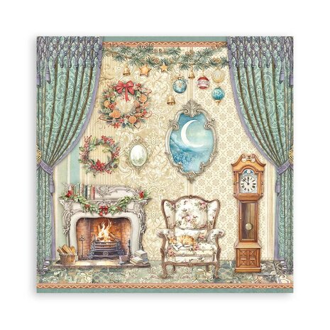 Stamperia The Nutcracker 12x12 Inch Paper Pack Maxi (Single Face) (SBBXLB16)
