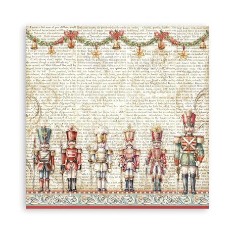 Stamperia The Nutcracker 12x12 Inch Paper Pack Maxi (Single Face) (SBBXLB16)