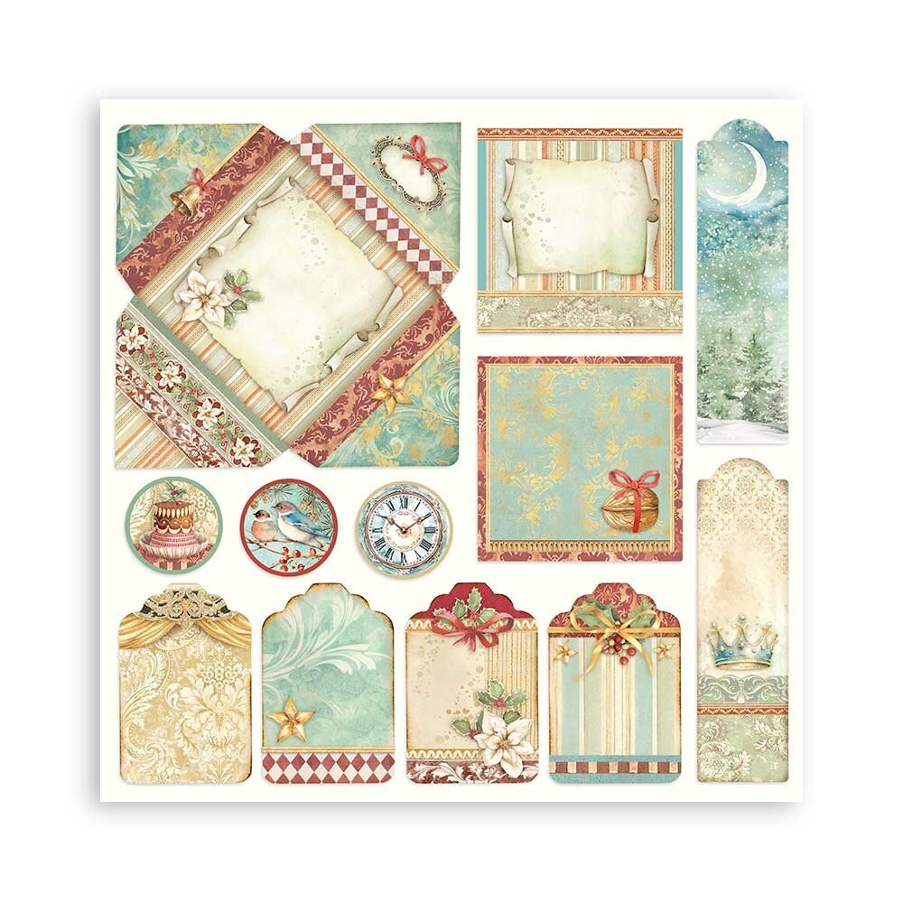 Stamperia The Nutcracker 12x12 Inch Paper Pack Maxi (Single Face) (SBBXLB16)