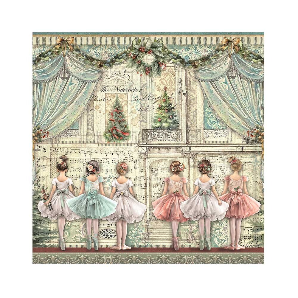 Stamperia The Nutcracker 12x12 Inch Fabric Sheets (4pcs) (SBPLT33) (DISCONTINUED) Stamperia The Nutcracker 12x12 Inch Fabric Sheets (4pcs) (SBPLT33) (DISCONTINUED)