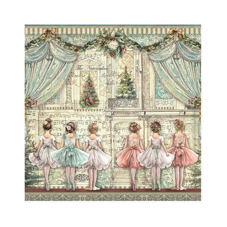 Stamperia The Nutcracker 12x12 Inch Fabric Sheets (4pcs) (SBPLT33) (DISCONTINUED) Stamperia The Nutcracker 12x12 Inch Fabric Sheets (4pcs) (SBPLT33) (DISCONTINUED)