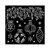 Stamperia The Nutcracker Thick Stencil 18x18cm Christmas Balls (KSTDQ106) (DISCONTINUED) Stamperia The Nutcracker Thick Stencil 18x18cm Christmas Balls (KSTDQ106) (DISCONTINUED)