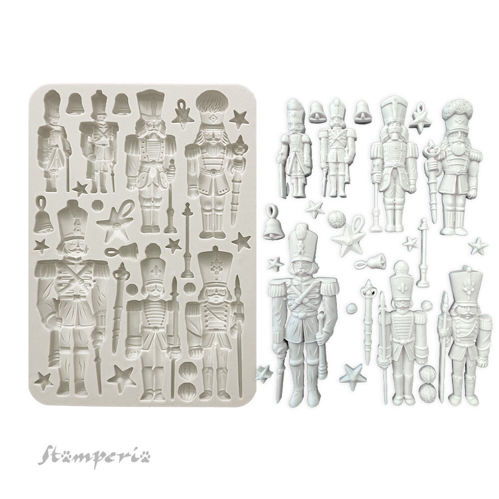 Stamperia The Nutcracker Silicon Mould A5 Soldiers (KACMA533)