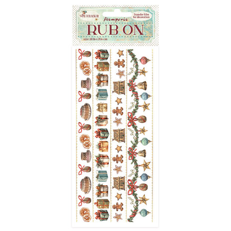 Stamperia The Nutcracker Rub-On 4x8,5 Inch Stripes (DFLRB109) (DISCONTINUED) Stamperia The Nutcracker Rub-On 4x8,5 Inch Stripes (DFLRB109) (DISCONTINUED)