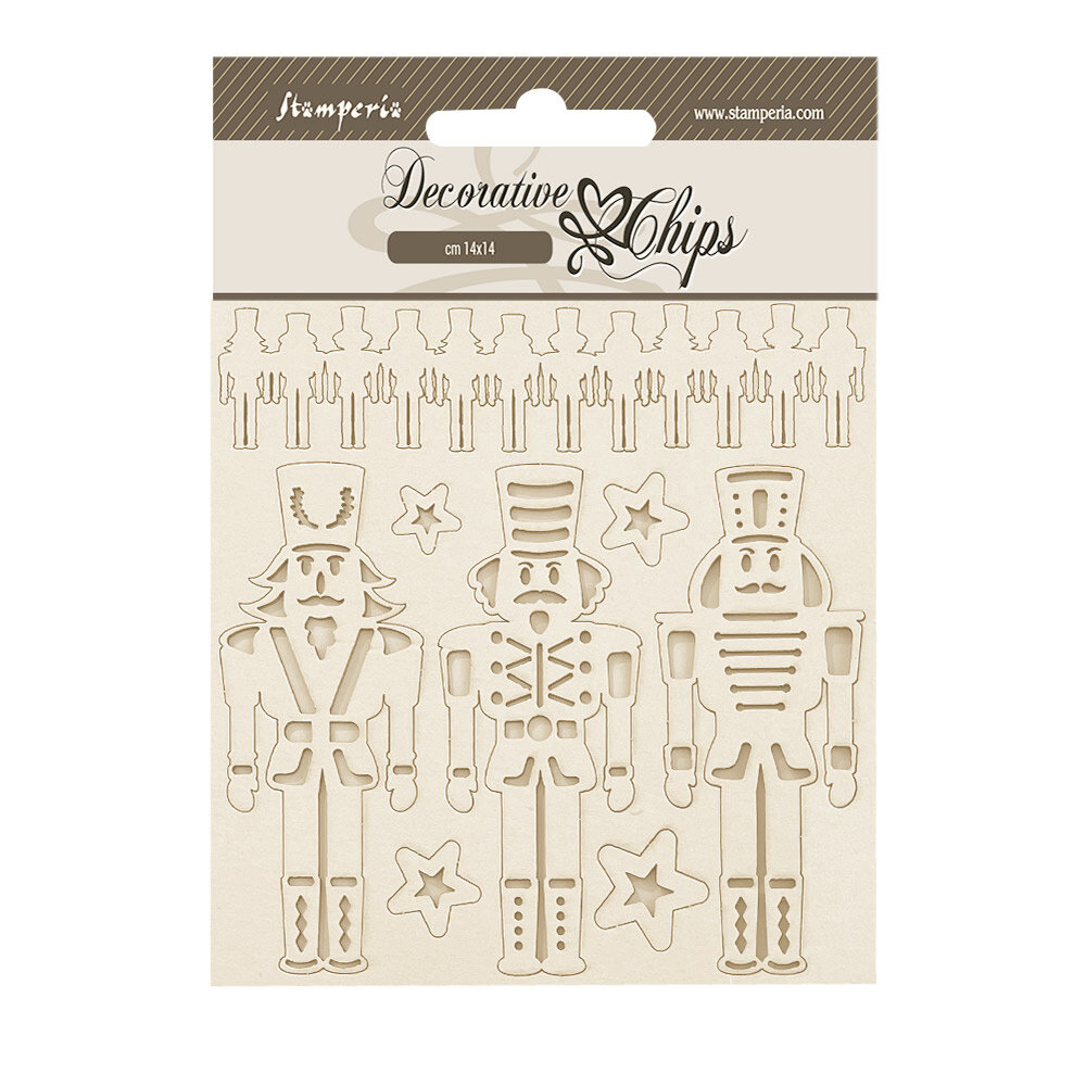 Stamperia The Nutcracker Decorative Chips Soldiers (SCB227) Stamperia The Nutcracker Decorative Chips Soldiers (SCB227)