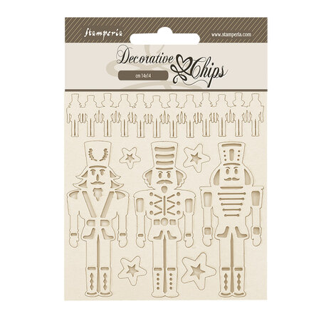 Stamperia The Nutcracker Decorative Chips Soldiers (SCB227) Stamperia The Nutcracker Decorative Chips Soldiers (SCB227)