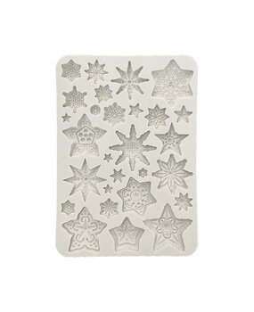 Stamperia Gear up for Christmas Silicon Mould A5 Stars (KACMA532) Stamperia Gear up for Christmas Silicon Mould A5 Stars (KACMA532)