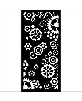 Stamperia Gear up for Christmas Thick Stencil 12x25cm Gears (KSTDL98) Stamperia Gear up for Christmas Thick Stencil 12x25cm Gears (KSTDL98)