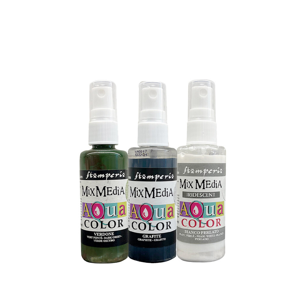Stamperia Gear up for Christmas Aquacolor Paint Kit (3pcs) (KAQXGT) (DISCONTINUED) Stamperia Gear up for Christmas Aquacolor Paint Kit (3pcs) (KAQXGT) (DISCONTINUED)