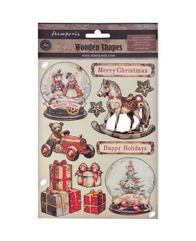 Stamperia Gear up for Christmas Colored Wooden Shape A5 Snowglobes (KLSP164) (DISCONTINUED) Stamperia Gear up for Christmas Colored Wooden Shape A5 Snowglobes (KLSP164) (DISCONTINUED)