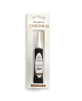 Stamperia Create Happiness Contour Liner Black 20ml (KATN06)