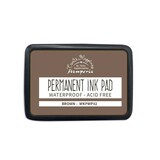 Stamperia Create Happiness Permanent Dye Ink Pad Brown (WKPWP02)