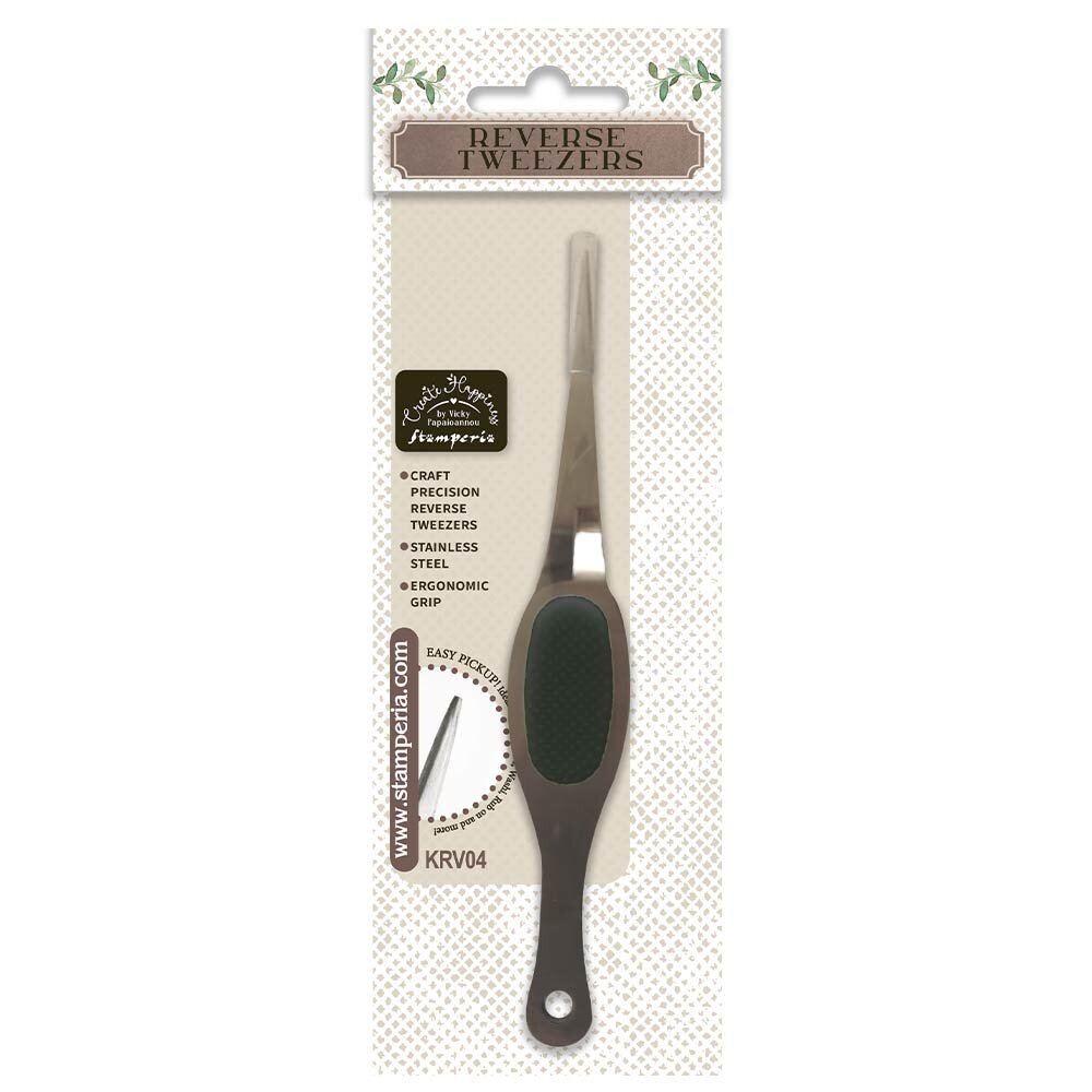 Stamperia Create Happiness Reverse Tweezers (KRV04) Stamperia Create Happiness Reverse Tweezers (KRV04)