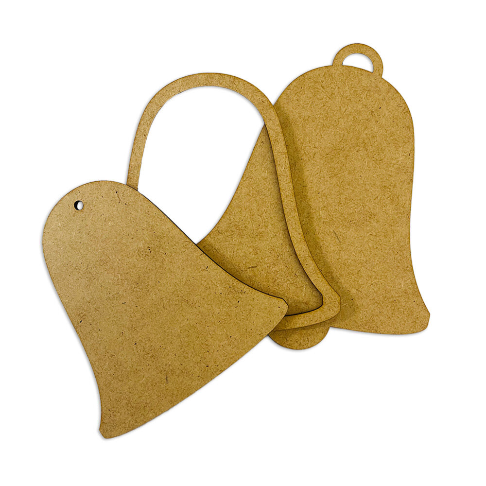 Stamperia MDF Crafty Shapes Blanks Bells (KLSM02) (OUTLET) Stamperia MDF Crafty Shapes Blanks Bells (KLSM02) (OUTLET)