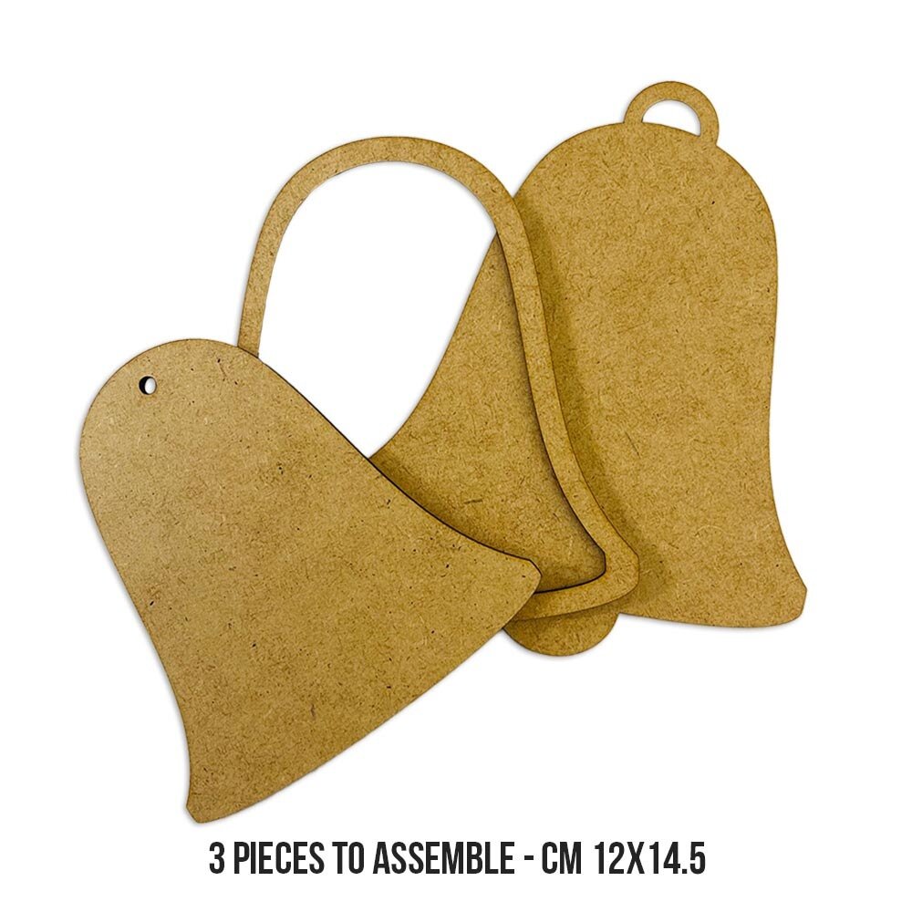 Stamperia MDF Crafty Shapes Blanks Bells (KLSM02) (OUTLET) Stamperia MDF Crafty Shapes Blanks Bells (KLSM02) (OUTLET)