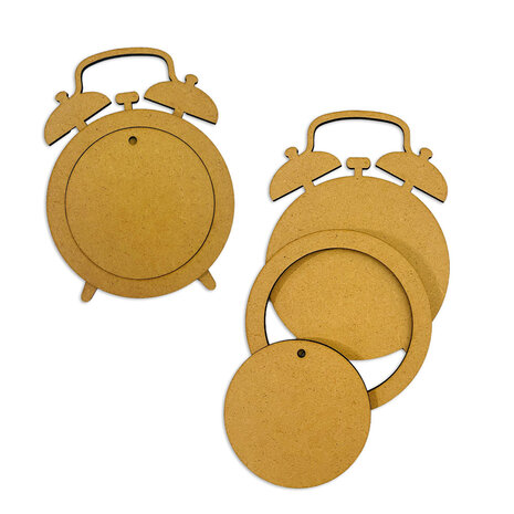 Stamperia MDF Crafty Shapes Blanks Clock Alarm (KLSM01)