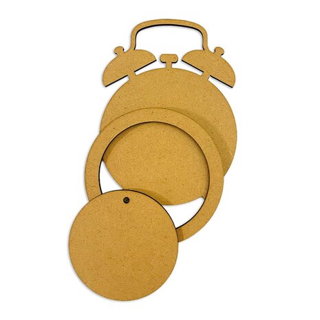 Stamperia MDF Crafty Shapes Blanks Clock Alarm (KLSM01)