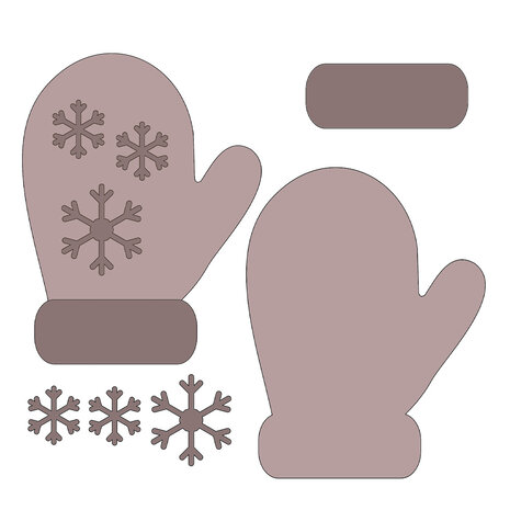 Stamperia MDF Crafty Shapes Blanks Gloves and Snowflakes (KLSM12) (DISCONTINUED) Stamperia MDF Crafty Shapes Blanks Gloves and Snowflakes (KLSM12) (DISCONTINUED)