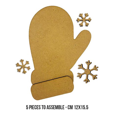 Stamperia MDF Crafty Shapes Blanks Gloves and Snowflakes (KLSM12) (DISCONTINUED) Stamperia MDF Crafty Shapes Blanks Gloves and Snowflakes (KLSM12) (DISCONTINUED)