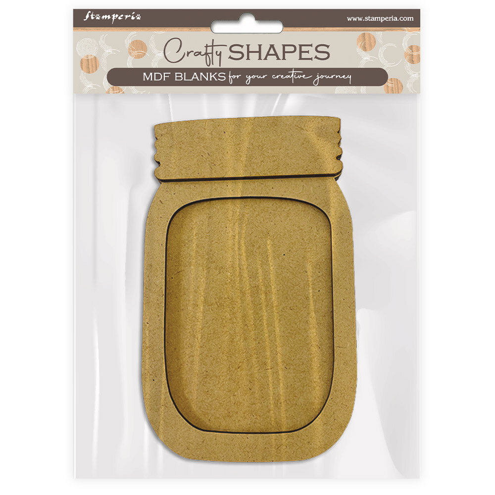 Stamperia MDF Crafty Shapes Blanks Jars (KLSM19)