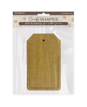 Stamperia MDF Crafty Shapes Blanks Rectangular Tag (KLSM21)