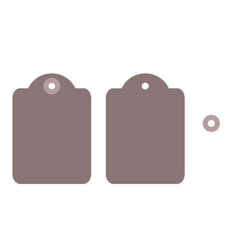 Stamperia MDF Crafty Shapes Blanks Rounded Tag (KLSM16)