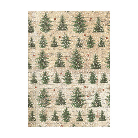 Stamperia Christmas A6 Rice Paper Backgrounds (8pcs) (DFSAK6028)