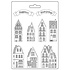 Christmas Mixed Media Soft Mould A4 Christmas Houses (K3PTA4565) Christmas Mixed Media Soft Mould A4 Christmas Houses (K3PTA4565)