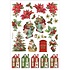 Classic Christmas A4 Rice Paper Socks and Hourses (6pcs) (DFSA4918) (DISCONTINUED)
