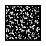 Stamperia Classic Christmas Thick Stencil 18x18cm Gooseberry Pattern (KSTDQ114) (DISCONTINUED)