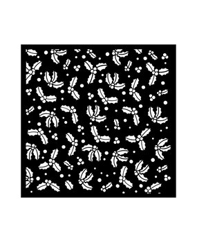 Stamperia Classic Christmas Thick Stencil 18x18cm Gooseberry Pattern (KSTDQ114) (DISCONTINUED) Stamperia Classic Christmas Thick Stencil 18x18cm Gooseberry Pattern (KSTDQ114) (DISCONTINUED)