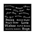 Classic Christmas Thick Stencil 18x18cm Quotes (KSTDQ115) Classic Christmas Thick Stencil 18x18cm Quotes (KSTDQ115)