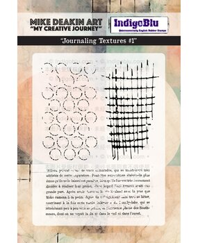 IndigoBlu Textures A6 Rubber Stamps (IND1282)